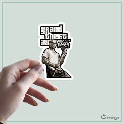 استیکر gta v traver