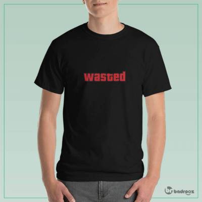 تی شرت مردانه WASTED GTA