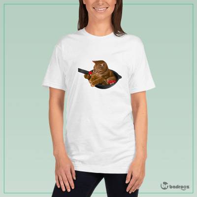 تی شرت زنانه گربه خسته :)