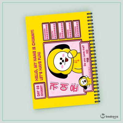 دفتر یادداشت BT21- Chimmy Video Game