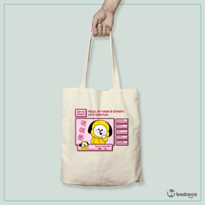 کیف خرید کتان BT21- Chimmy Video Game