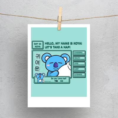 پولاروید BT21- Koya Video Game