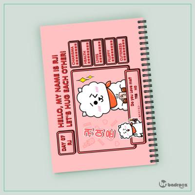 دفتر یادداشت BT21- RJ Video Game