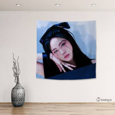 بک دراپ مربع BLACKPINK JISOO