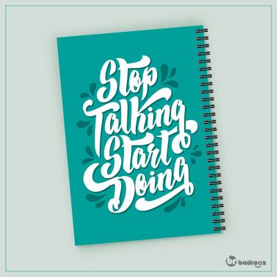 دفتر یادداشت Typography 09