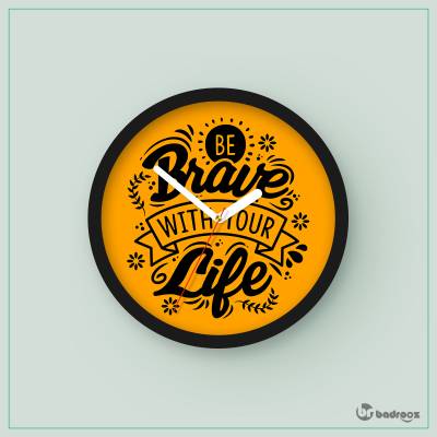 ساعت دیواری  Typography 19