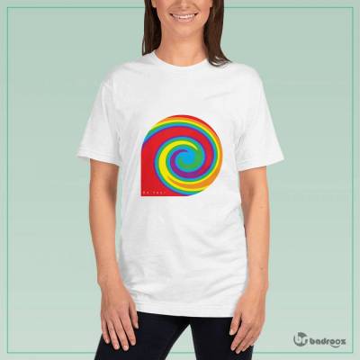 تی شرت زنانه ُSpiral Rainbow