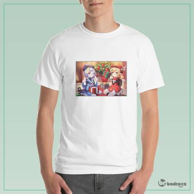تی شرت مردانه Qiqi &Klee Genshin impact