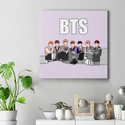 تابلو کنواس مربع BTS2