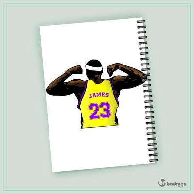 دفتر یادداشت Lebron James