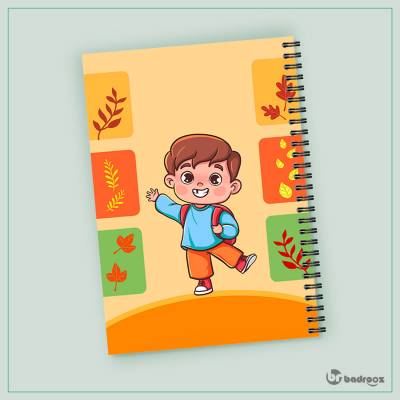 دفتر یادداشت پاییزی پسرونه
