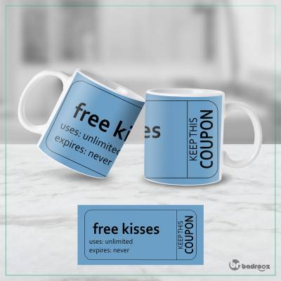 ماگ  FREE KISSES COUPON