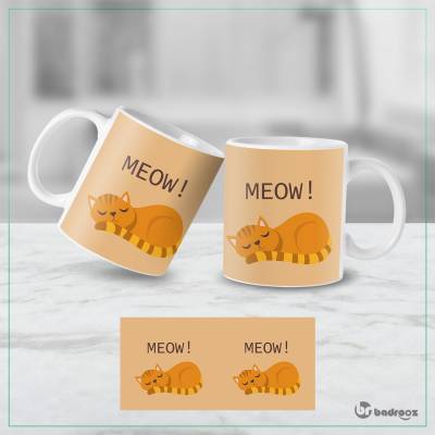 ماگ  sleepy kitty