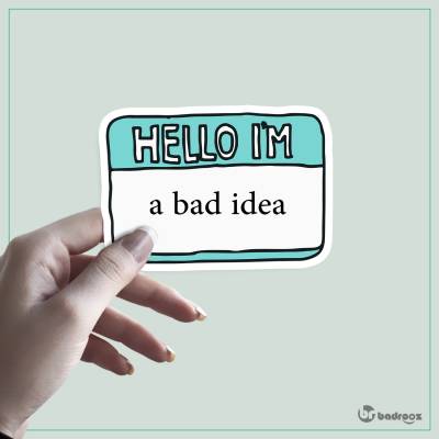 استیکر bad idea