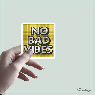 استیکر vintage no bad vibes