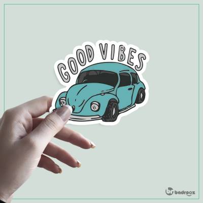 استیکر GOOD VIBES