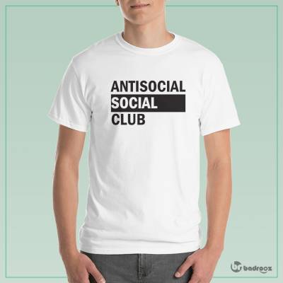 تی شرت مردانه antisocial club