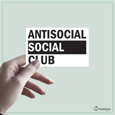 استیکر antisocial club