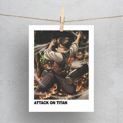پولاروید Attack on Titan levi