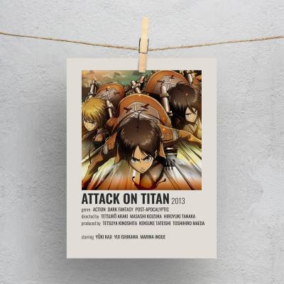 پولاروید Attack on Titan anime