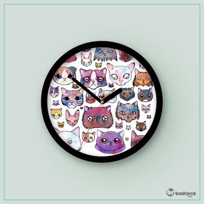 ساعت دیواری  cats