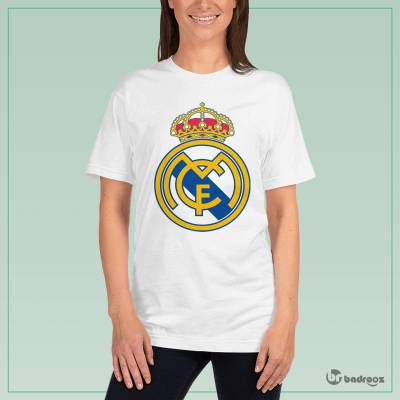 تی شرت زنانه لوگوی رئال مادرید