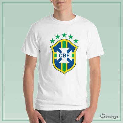 تی شرت مردانه لوگوی تیم ملی برزیل