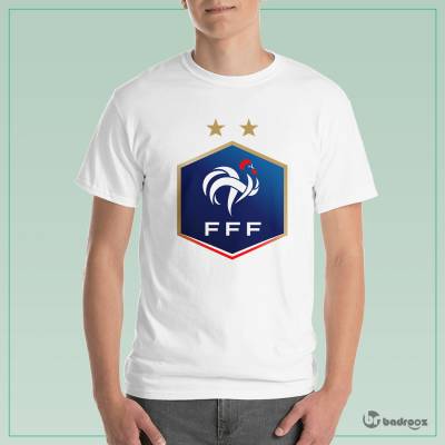 تی شرت مردانه لوگوی تیم ملی فرانسه
