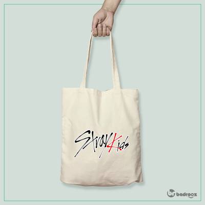 کیف خرید کتان  stray kids logo 2