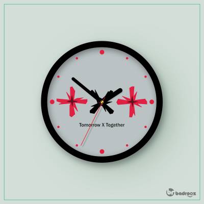 ساعت دیواری  txt logo 2