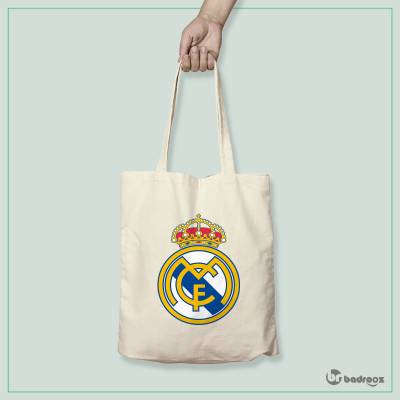 کیف خرید کتان لوگوی رئال مادرید