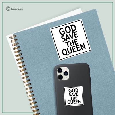 استیکر god save the queen