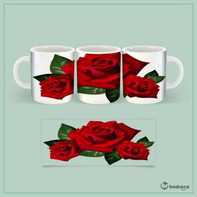 ماگ  red roses