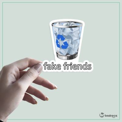 استیکر fake friends