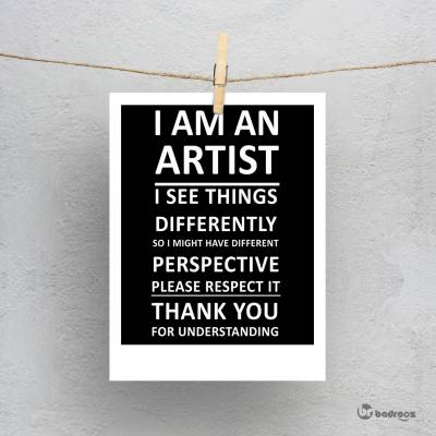 پولاروید I AM AN ARTIST I SEE THINGS DIFFERENTLY