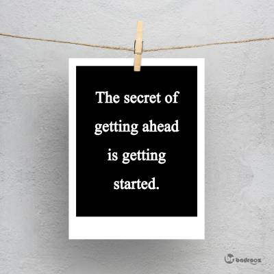 پولاروید The secret of getting ahead is getting started