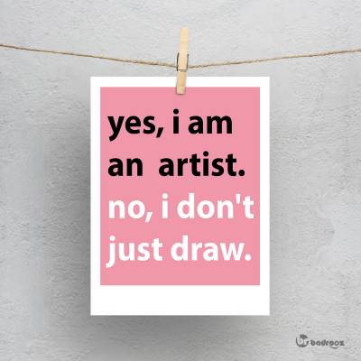 پولاروید yes, i am an artist.