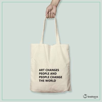 کیف خرید کتان art change people