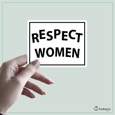 استیکر RESPECT WOMEN