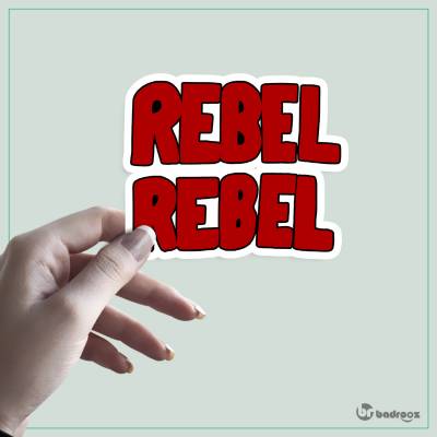 استیکر rebel rebel