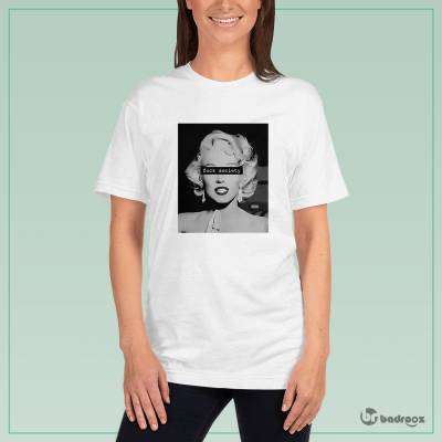 تی شرت زنانه marilyn monroe fuck society