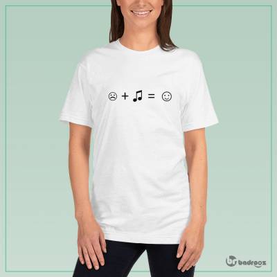 تی شرت زنانه i love music