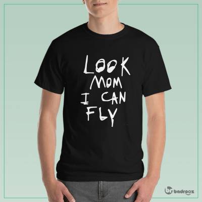 تی شرت مردانه look mom i can fly