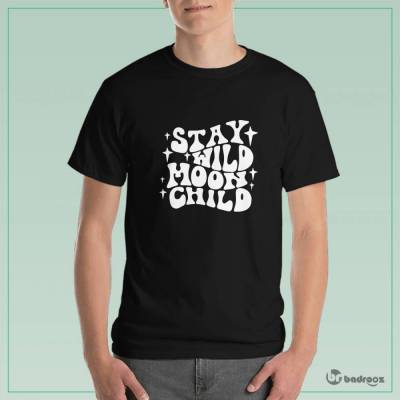 تی شرت مردانه stay wild moon child