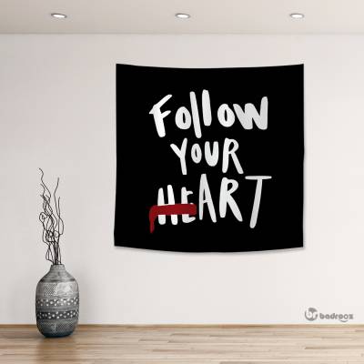 بک دراپ مربع Follow YOUR HEART