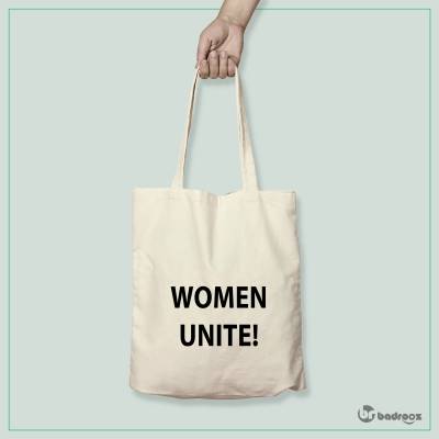 کیف خرید کتان WOMEN UNITE