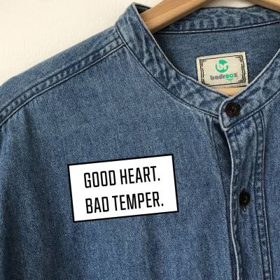 پچ حرارتی  GOOD HEART. BAD TEMPER.