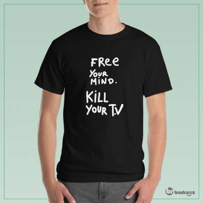 تی شرت مردانه free your mind