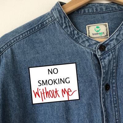 پچ حرارتی  no smoking without me