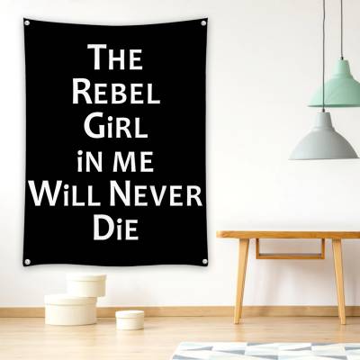 دراپ بنر the rebel girl in me will never die